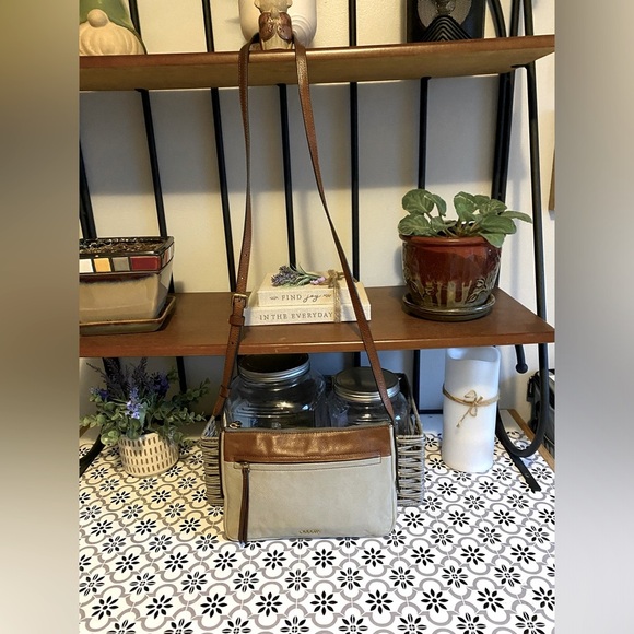 Fossil Leather Crossbody purse - Picture 1 of 16